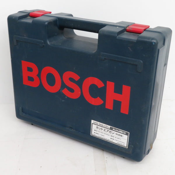 BOSCH ボッシュ 100V ホットエアガン ヒートガン 熱風温度最大600℃ ケース付 GHG660LCD 中古