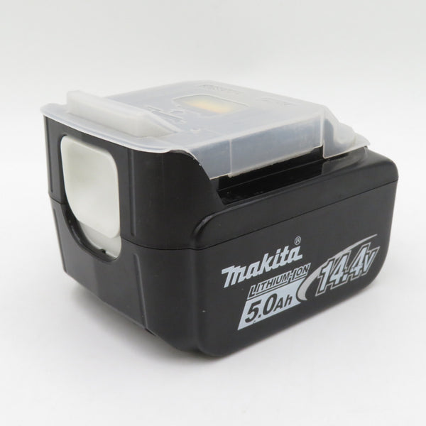 makita マキタ 14.4V 5.0Ah Li-ionバッテリ 残量表示なし 充電回数5回 BL1450 A-59259 中古美品