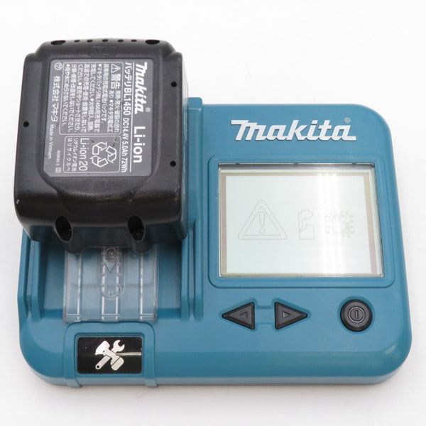 makita マキタ 14.4V 5.0Ah Li-ionバッテリ 残量表示なし 充電回数5回 BL1450 A-59259 中古美品