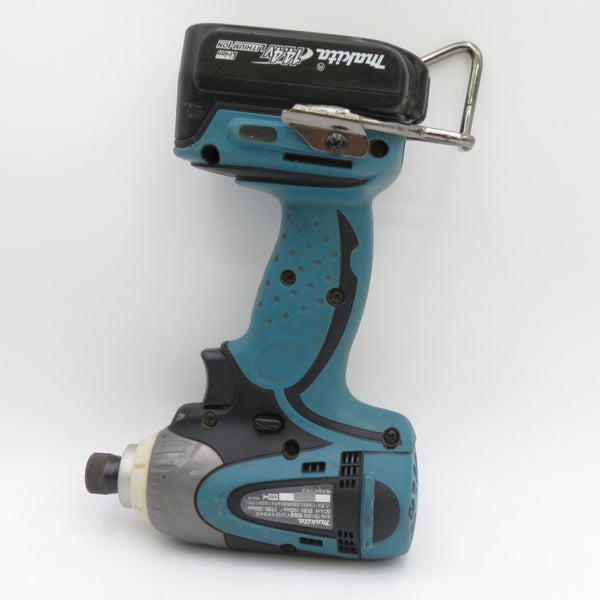 makita マキタ 14.4V 1.5Ah 充電式インパクトドライバ 青 ケース・充電器・バッテリ2個セット TD135DSHX 中古