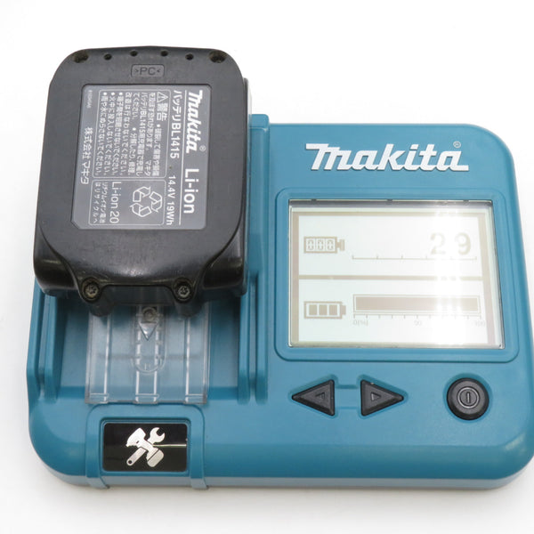 makita マキタ 14.4V 1.5Ah 充電式インパクトドライバ 青 ケース・充電器・バッテリ2個セット TD135DSHX 中古