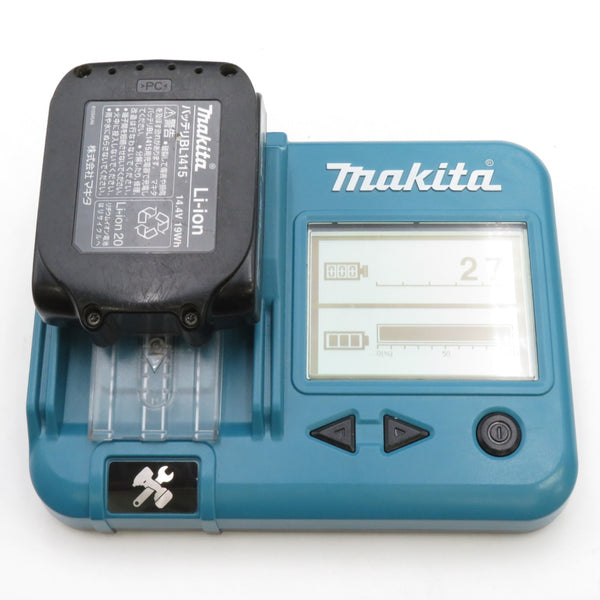 makita マキタ 14.4V 1.5Ah 充電式インパクトドライバ 青 ケース・充電器・バッテリ2個セット TD135DSHX 中古