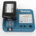 makita マキタ 18V 6.0Ah Li-ionバッテリ 残量表示付 雪マーク付 カバー付 充電回数2回 BL1860B A-60464 中古美品