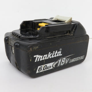 makita マキタ 18V 6.0Ah Li-ionバッテリ 残量表示付 雪マーク付 充電回数39回 BL1860B A-60464 中古