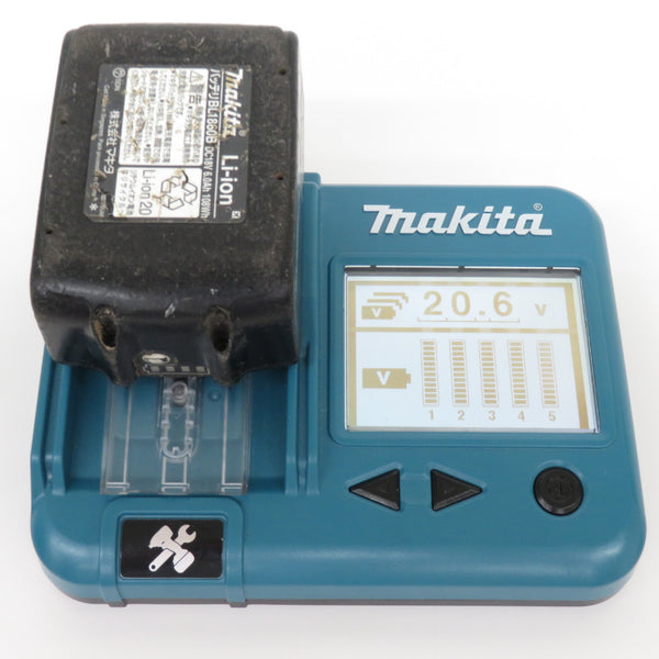 makita マキタ 18V 6.0Ah Li-ionバッテリ 残量表示付 雪マーク付 充電回数39回 BL1860B A-60464 中古