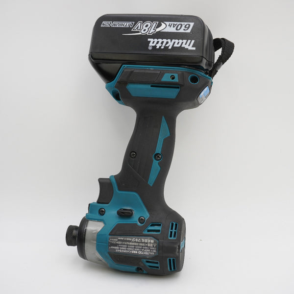 makita マキタ 18V 6.0Ah 充電式インパクトドライバ 青 ケース・充電器・バッテリ2個セット TD173DRGX 中古美品