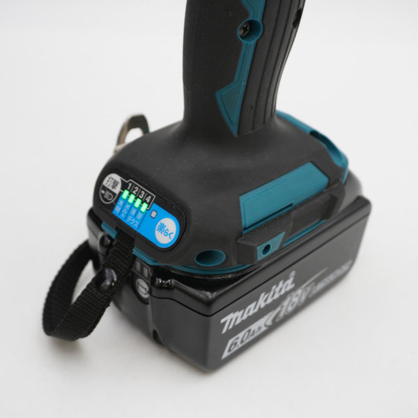 makita マキタ 18V 6.0Ah 充電式インパクトドライバ 青 ケース・充電器・バッテリ2個セット TD173DRGX 中古美品