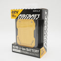 BURTLE バートル 22V 4,900mAh 空調ウェアエアークラフト用Li-ionバッテリ ACアダプタ付 AC08 72.メタリックゴールド 未使用品