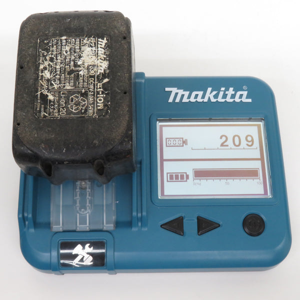 makita マキタ 18V 3.0Ah Li-ionバッテリ 残量表示なし 充電回数209回 BL1830 中古