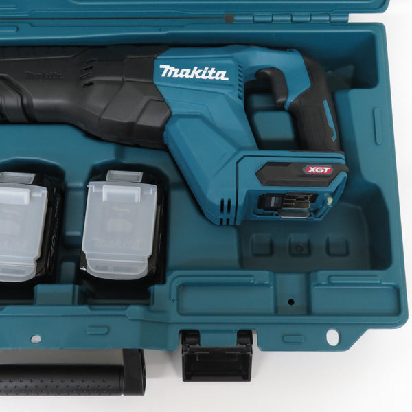 makita マキタ 40Vmax 2.5Ah 充電式レシプロソー ケース・充電器・バッテリ2個セット JR001GRDX 未使用品