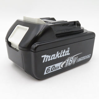 makita マキタ 18V 6.0Ah Li-ionバッテリ 残量表示付 雪マーク付 充電回数1回 BL1860B A-60464 中古美品