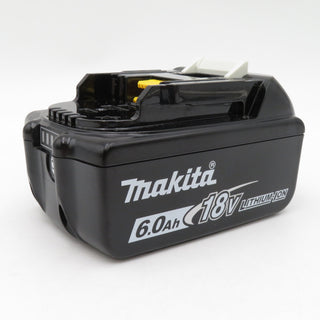 makita マキタ 18V 6.0Ah Li-ionバッテリ 残量表示付 雪マーク付 充電回数1回 BL1860B A-60464 中古美品