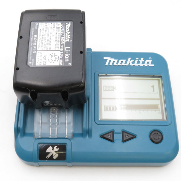 makita マキタ 18V 6.0Ah Li-ionバッテリ 残量表示付 雪マーク付 充電回数1回 BL1860B A-60464 中古美品