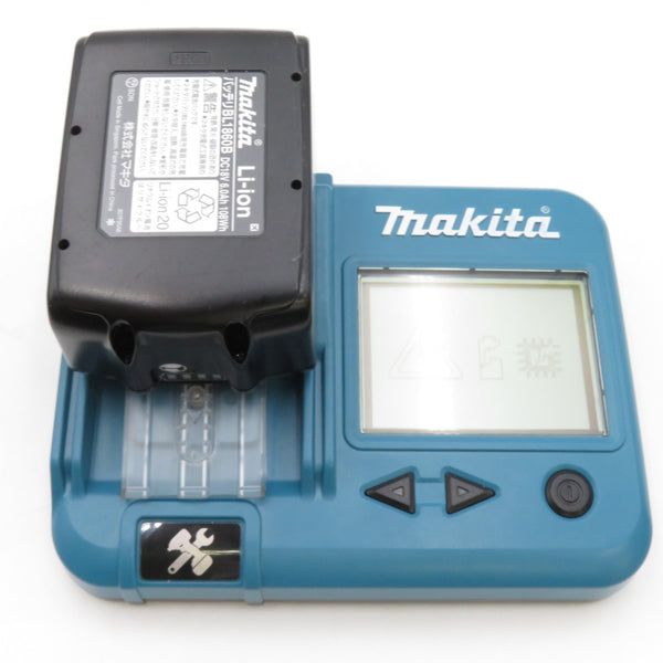 makita マキタ 18V 6.0Ah Li-ionバッテリ 残量表示付 雪マーク付 充電回数1回 BL1860B A-60464 中古美品