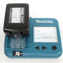 makita マキタ 18V 6.0Ah Li-ionバッテリ 残量表示付 雪マーク付 カバー付 充電回数3回 BL1860B A-60464 中古美品