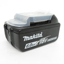 makita マキタ 18V 6.0Ah Li-ionバッテリ 残量表示付 雪マーク付 カバー付 充電回数1回 BL1860B A-60464 中古美品