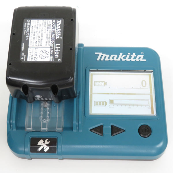 makita マキタ 18V 6.0Ah Li-ionバッテリ 残量表示付 雪マーク付 検品済 外箱なし BL1860B A-60464 未使用品