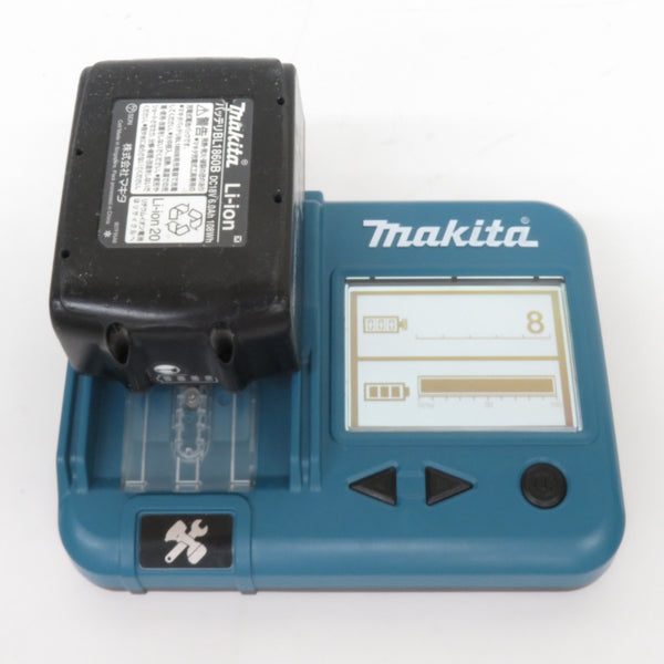 makita マキタ 18V 6.0Ah Li-ionバッテリ 残量表示付 雪マーク付 充電回数8回 BL1860B A-60464 中古