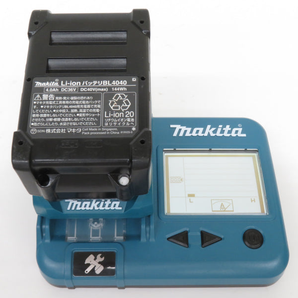 makita マキタ 40Vmax 4.0Ah Li-ionバッテリ 残量表示付 雪マーク付 充電回数12回 BL4040 A-69939 中古美品