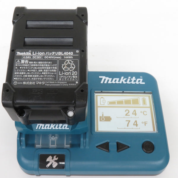 makita マキタ 40Vmax 4.0Ah Li-ionバッテリ 残量表示付 雪マーク付 充電回数12回 BL4040 A-69939 中古美品