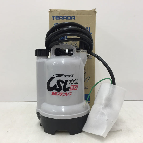 TERADA テラダポンプ 寺田ポンプ製作所 100V 60Hz 25mm 水中ポンプ 底水用 CSL-100L 未使用品