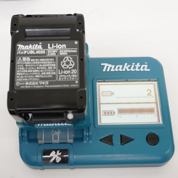 makita マキタ 40Vmax 2.5Ah 充電式インパクトドライバ オリーブ ケース・充電器・バッテリ2個セット TD002GRDXO 中古美品