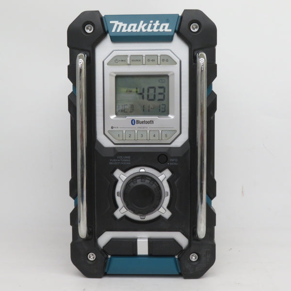 makita マキタ 7.2/10.8/14.4/18V対応 充電式ラジオ 青 Bluetooth対応 本体のみ ACアダプタ付 MR108 中古美品