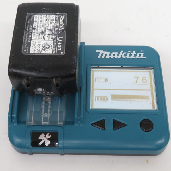 makita マキタ 18V 6.0Ah 充電式スクリュードライバ 黒 バッテリ1個付 充電器欠品 FS600D 中古