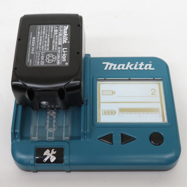 makita マキタ 18V 3.0Ah 充電式クリーナ サイクロン式集じん ワンタッチスイッチ 白 充電器・バッテリ1個付 CL286FDRFW 中古美品