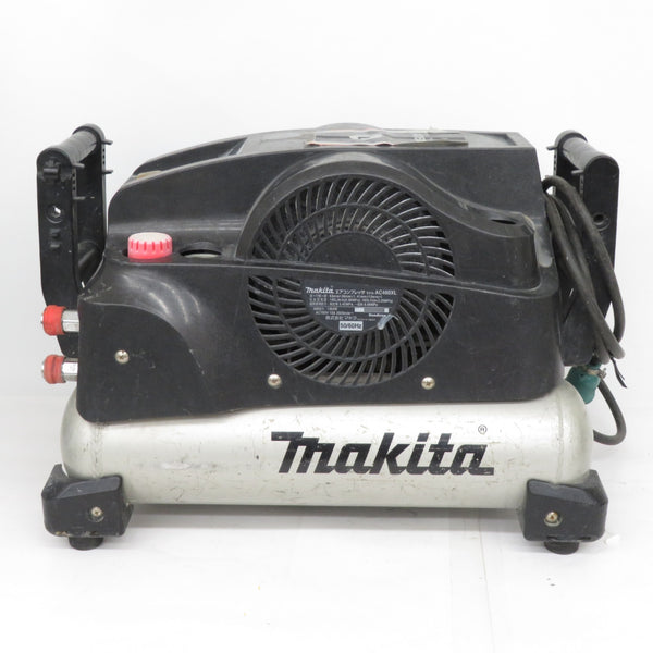 makita マキタ エアコンプレッサ 黒 11L 一般圧・高圧対応 タンク内圧力計・高圧取出圧力計破損 AC460XLB 中古