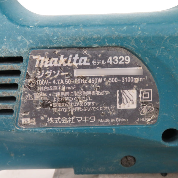 makita マキタ 100V ジグソー オービタル付 4329 中古