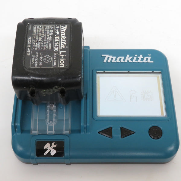 makita マキタ 14.4V 3.0Ah Li-ionバッテリ 残量表示なし 充電回数14回 初期型 ブルーライン BL1430 中古