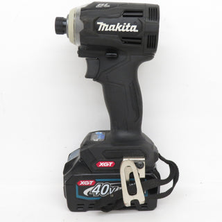 makita マキタ 40Vmax 2.5Ah 充電式インパクトドライバ 黒 ケース・充電器・バッテリ2個セット TD001GRDXB 中古