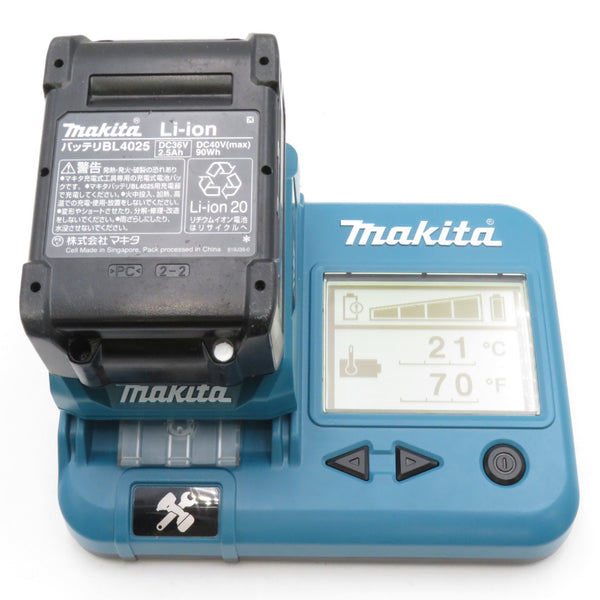 makita マキタ 40Vmax 2.5Ah Li-ionバッテリ 残量表示付 雪マーク付 充電回数27回 BL4025 A-69923 中古美品