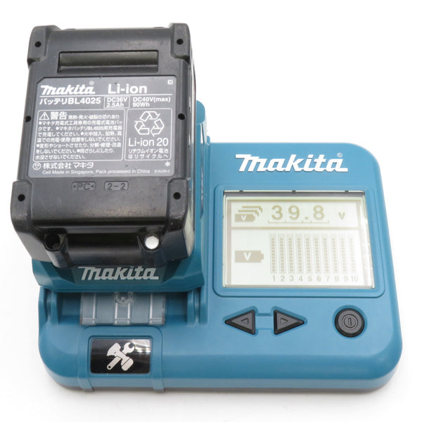 makita マキタ 40Vmax 2.5Ah Li-ionバッテリ 残量表示付 雪マーク付 充電回数27回 BL4025 A-69923 中古美品