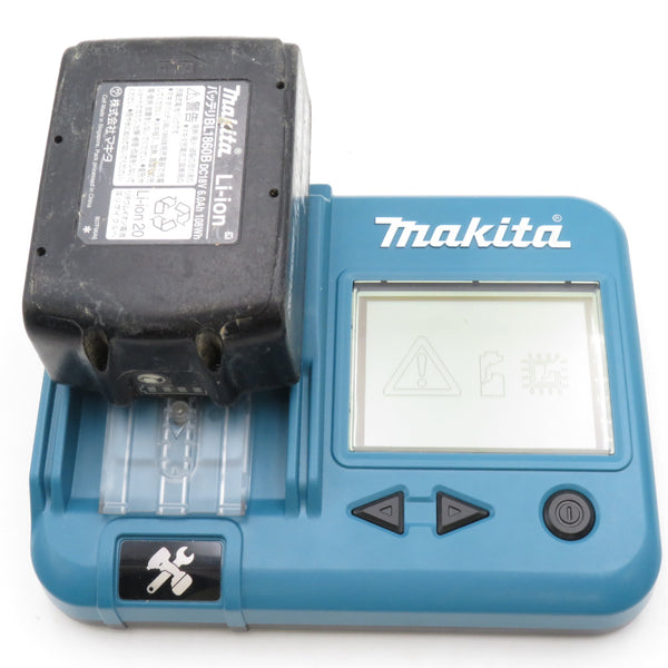 makita マキタ 18V 6.0Ah Li-ionバッテリ 残量表示付 雪マーク付 充電回数28回 BL1860B A-60464 中古