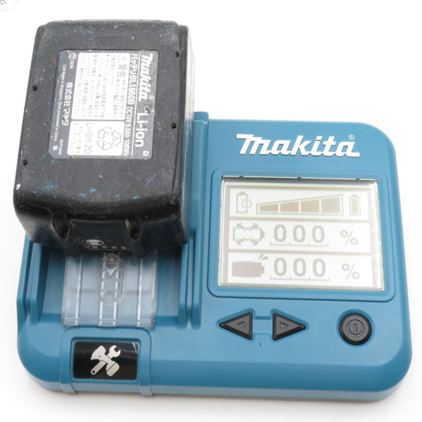 makita マキタ 18V 6.0Ah Li-ionバッテリ 残量表示付 雪マーク付 充電回数145回 BL1860B A-60464 中古