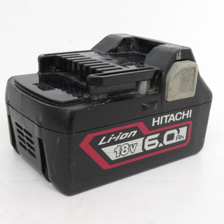 日立工機 HiKOKI ハイコーキ 18V 6.0Ah Li-ionバッテリ リチウムイオン電池 BSL1860 中古