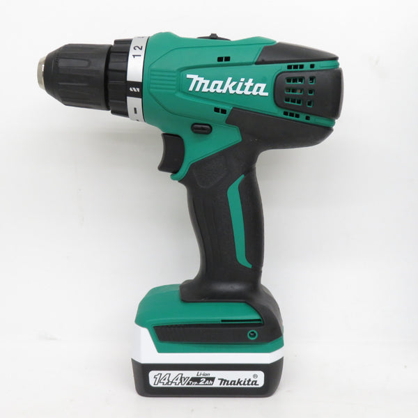 makita マキタ 14.4V 2.0Ah 充電式ドライバドリル DIY用 ケース・充電器・バッテリ1個セット 動作停止時火花あり MDF347DSA 中古