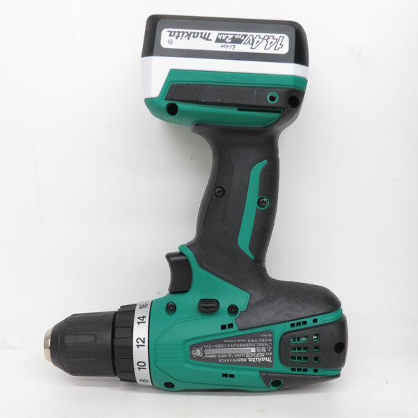 makita マキタ 14.4V 2.0Ah 充電式ドライバドリル DIY用 ケース・充電器・バッテリ1個セット 動作停止時火花あり MDF347DSA 中古