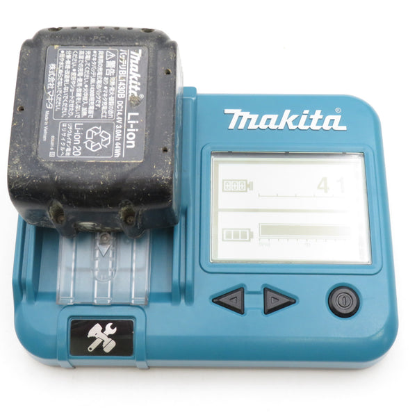 makita マキタ 14.4V 3.0Ah Li-ionバッテリ 残量表示なし 充電回数41回 BL1430B A-60698 中古