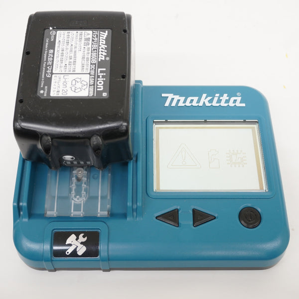 makita マキタ 18V 6.0Ah Li-ionバッテリ 残量表示付 雪マーク付 充電回数4回 BL1860B A-60464 中古美品