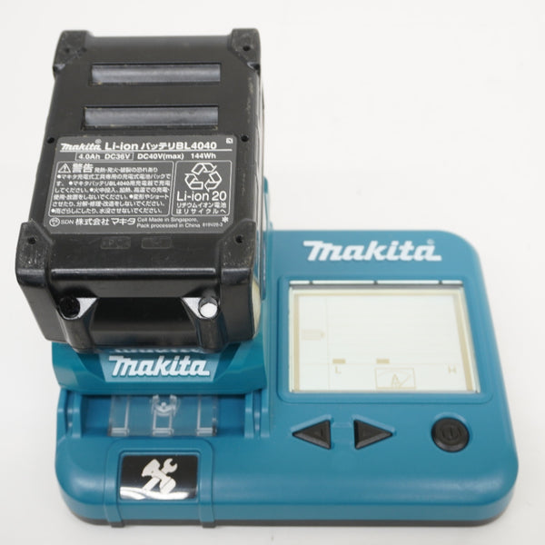 makita マキタ 40Vmax 4.0Ah Li-ionバッテリ 残量表示付 雪マーク付 充電回数12回 BL4040 A-69939 中古美品