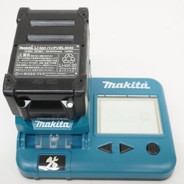 makita マキタ 40Vmax 4.0Ah Li-ionバッテリ 残量表示付 雪マーク付 充電回数12回 BL4040 A-69939 中古美品