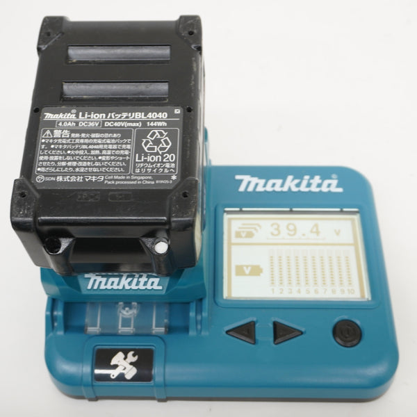 makita マキタ 40Vmax 4.0Ah Li-ionバッテリ 残量表示付 雪マーク付 充電回数12回 BL4040 A-69939 中古美品