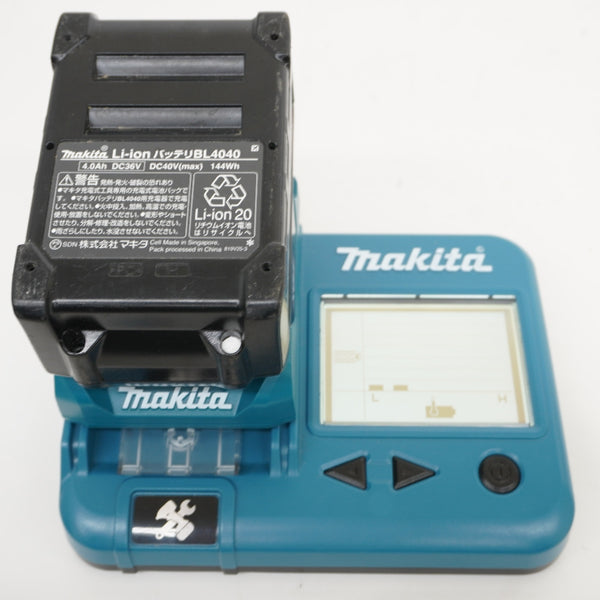 makita マキタ 40Vmax 4.0Ah Li-ionバッテリ 残量表示付 雪マーク付 充電回数12回 BL4040 A-69939 中古美品