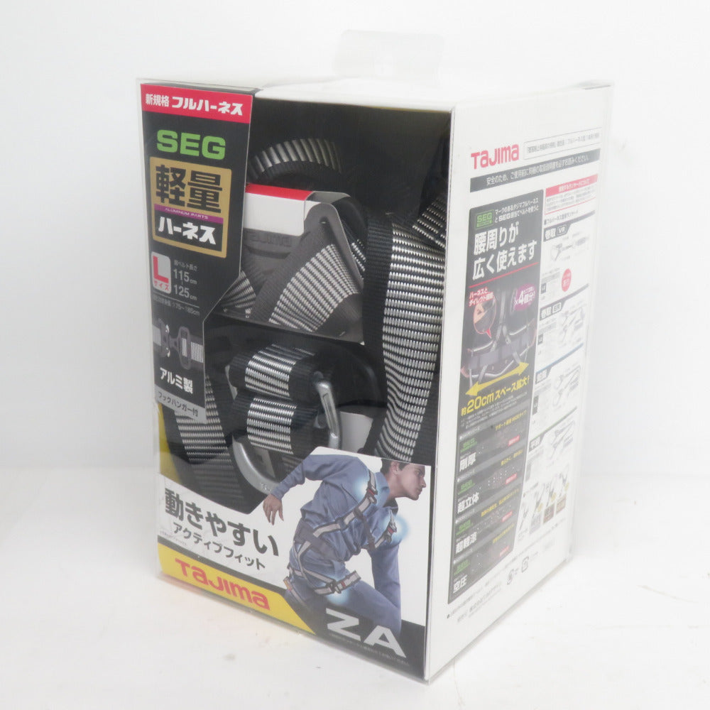 TAJIMA タジマ TJMデザイン フルハーネス ハーネスZA フルハーネスのみ アルミ製バックル 白 Lサイズ 新規格 AZAL-LWH 未着用品 【工具専門店 テイクハンズ金沢野々市店】 TAJIMA タジマ TJMデザイン フルハーネス ハーネスZA フルハーネスのみ