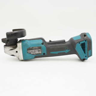 makita マキタ 18V対応 100mm 充電式ディスクグラインダ パドルスイッチタイプ 本体のみ 側面フィルタ片側欠品 GA408D 中古