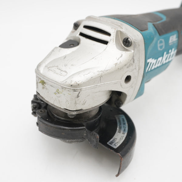 makita マキタ 18V対応 100mm 充電式ディスクグラインダ パドルスイッチタイプ 本体のみ 側面フィルタ片側欠品 GA408D 中古