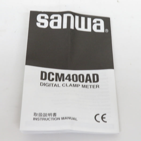 TRUSCO中山 SANWA デジタルクランプメータ DC/AC両用デジタルクランプメータ DCM400AD 中古美品